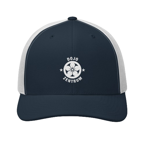 Vista frontal gorra Dojo Zentrum Navy / White