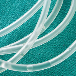 Polyvinyl Chloride PVC piping plastic waste commodity close up