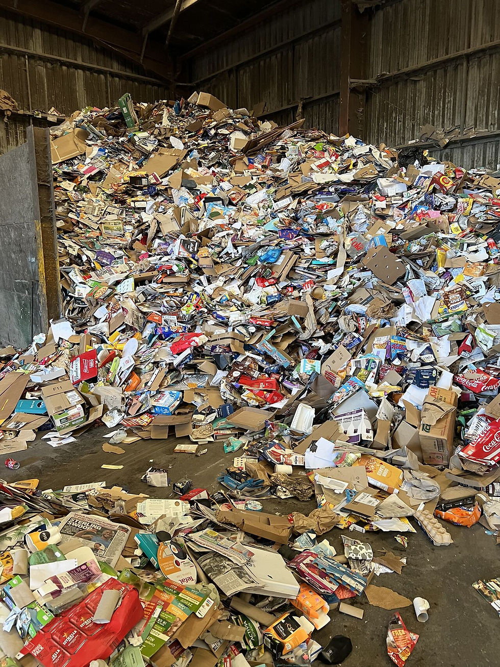 general mixed waste cardboard recycling collection with east england waste management