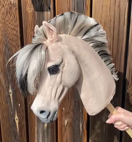 Realistic Fjord Moody Mare Hobby Horse