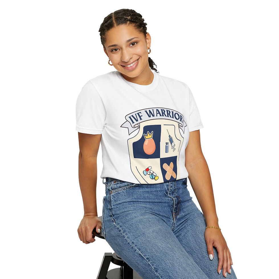 Thumbnail: IVF Warrior Crest Shirt – Ovulum Gloriae, IVF WARRIOR, IVF GIFTS