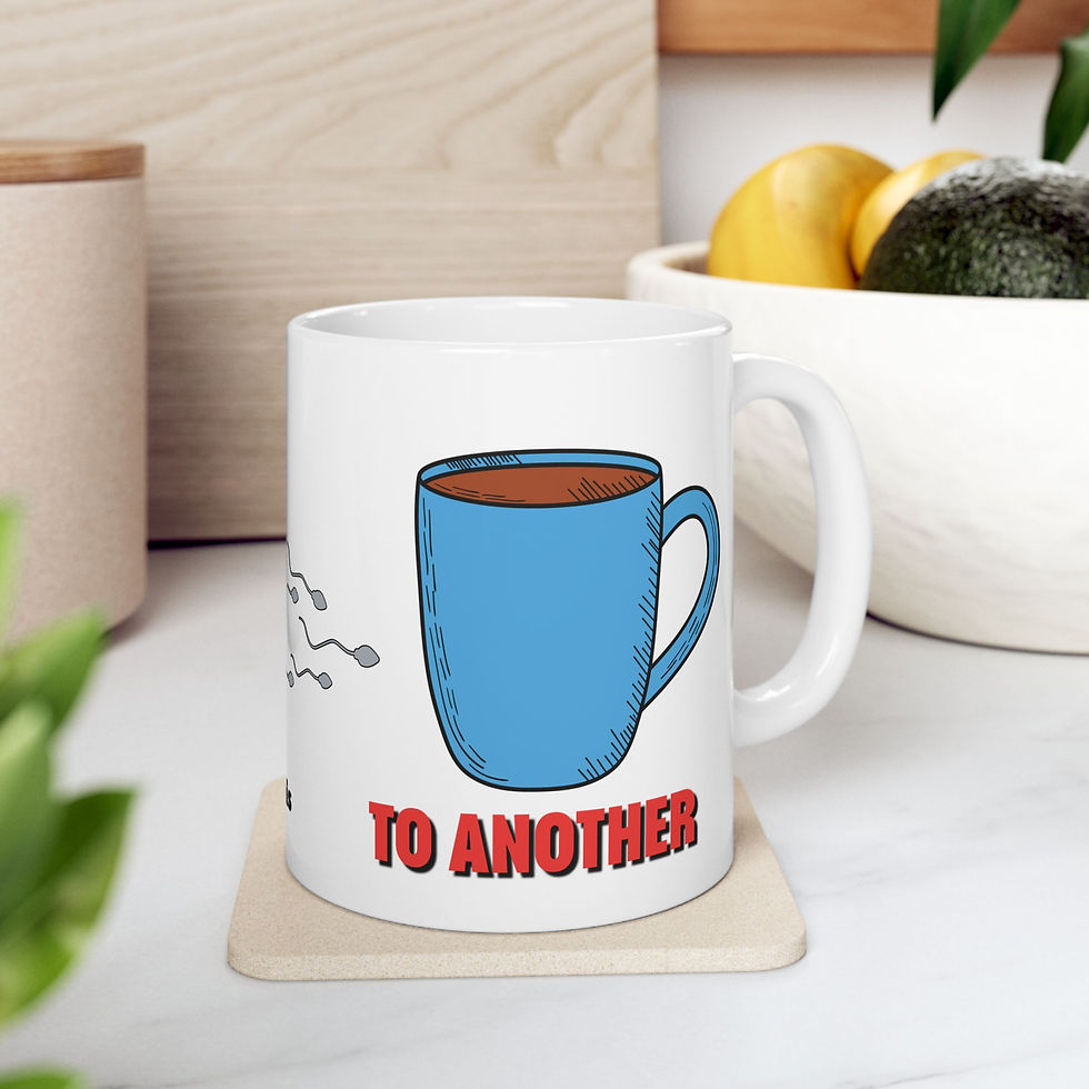 Thumbnail: IVF Sperm Retrieval Ceramic Mug,  Infertility Awareness Gift, IVF Partner Gift