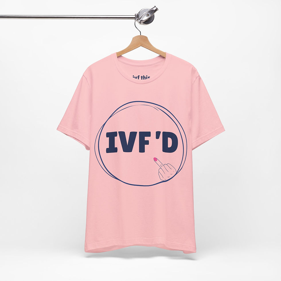 Thumbnail: IVF’d Shirt – Funny IVF Gift, Middle Finger IVF Warrior Tee, FET