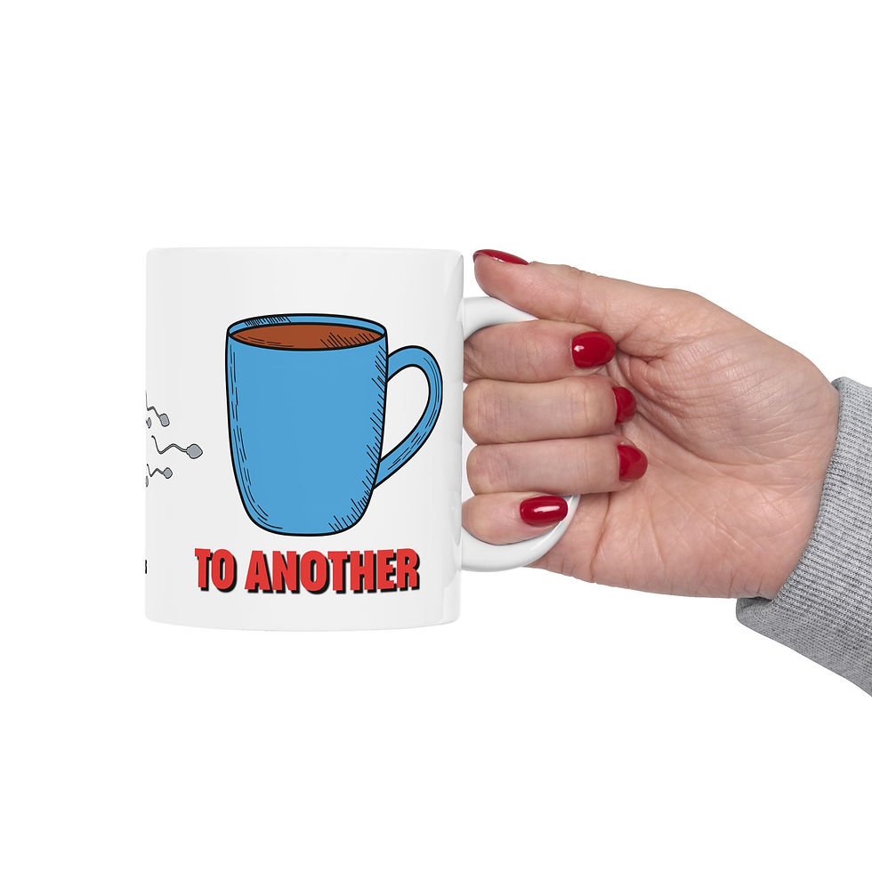 Thumbnail: IVF Sperm Retrieval Ceramic Mug,  Infertility Awareness Gift, IVF Partner Gift