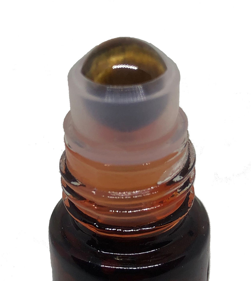 Thumbnail: Red Musk Oil with Tiger Eye Stones (Roller bottle)