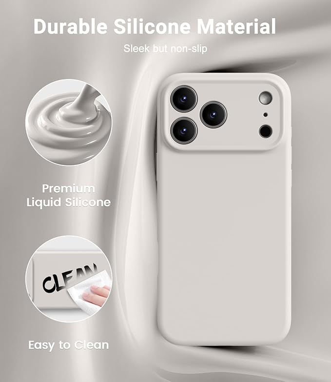 Thumbnail: OTOFLY Magnetic for iPhone 17 Pro Max Case,Compatible with Magsafe,Classic Liqui