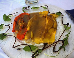 Peperone al forno in salsa di acciughe