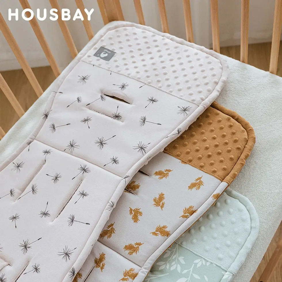 Thumbnail: Stroller Cushion & Seat Belt Cover – 2 Piece Set