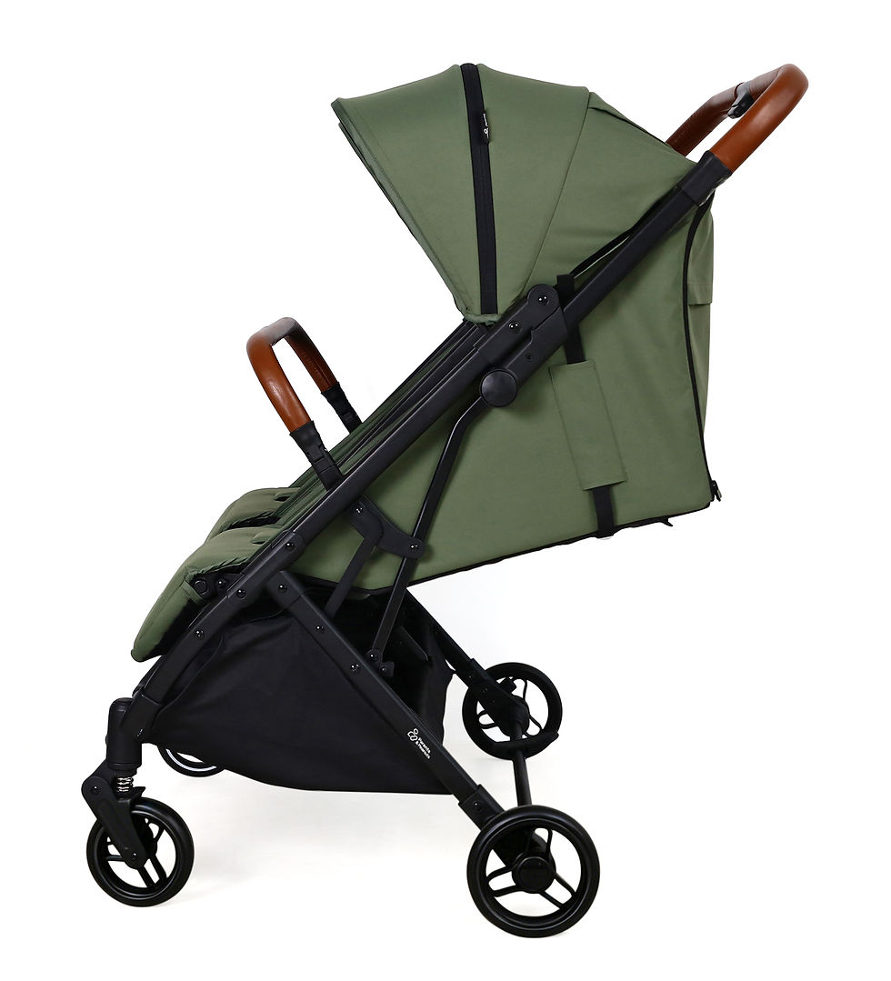 Thumbnail: Double Pushchair - Green