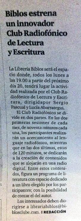 Curso Radio y Literatura en Betanzos