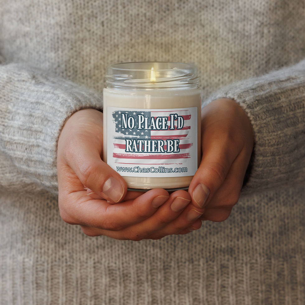 No Place I'd Rather Be Scented soy candle