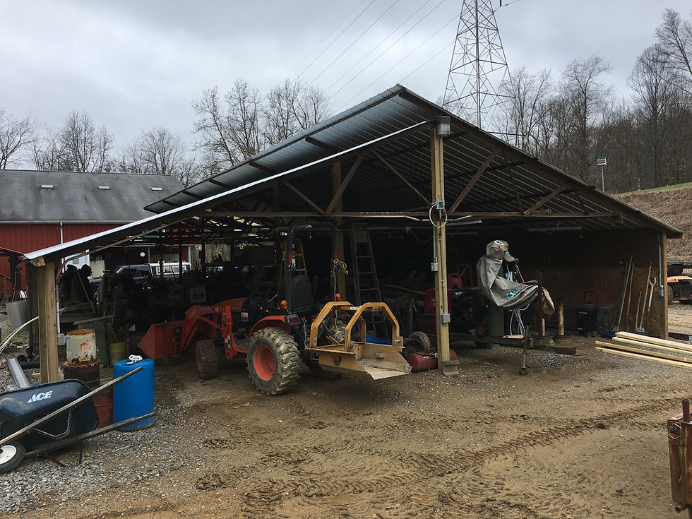 The steaming bay exterior is complete!!  Still needs the steaming bays added as well as the transfer table.