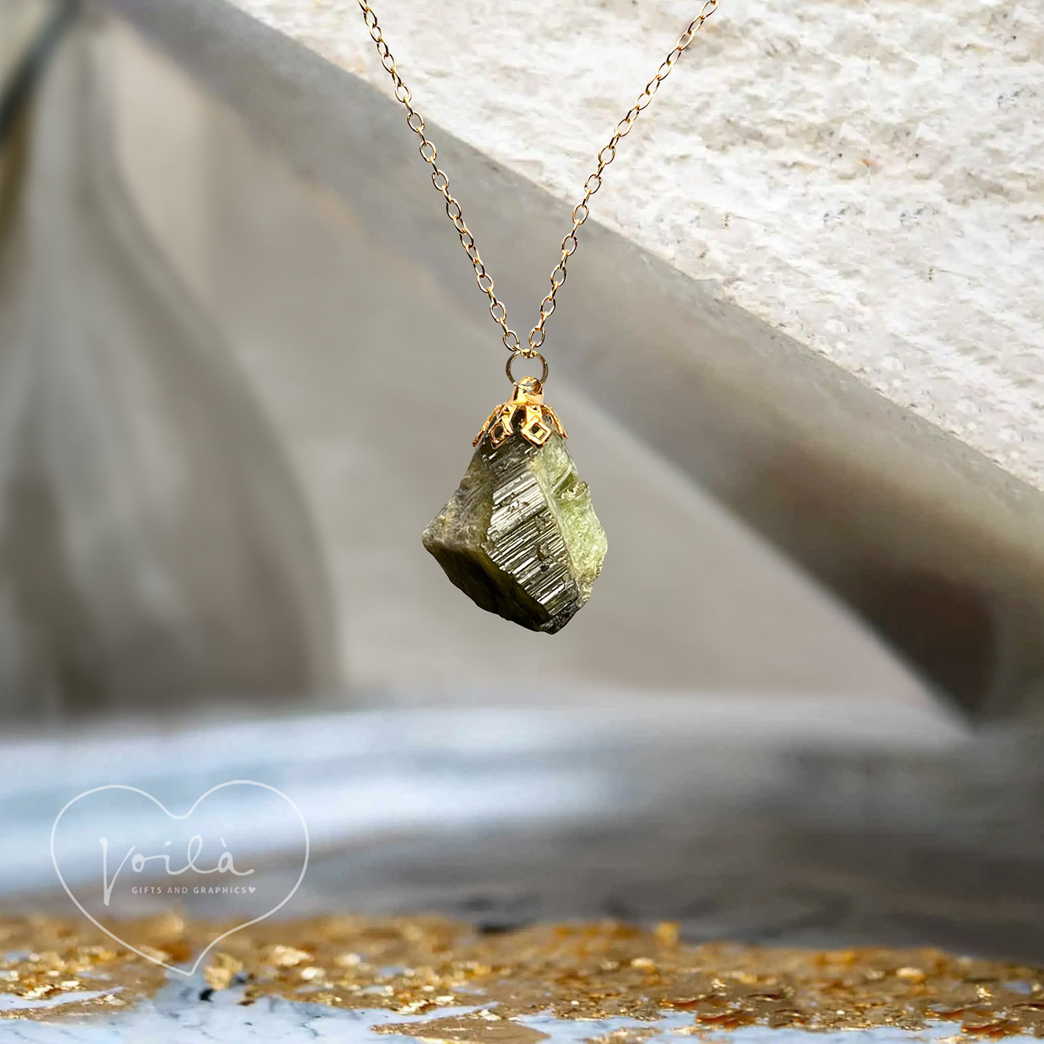 GROENE TOERMALIJN - BESCHERMING & GROEI | HEART OF LIGHT | KRISTAL KETTING