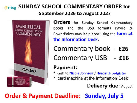 Sunday School Commentary