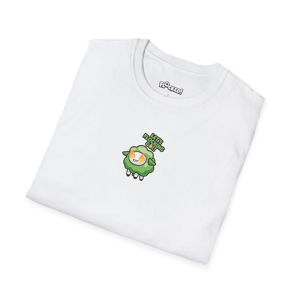 Thumbnail: Unisex T-Shirt - Let's Flocking Go!! (Green)