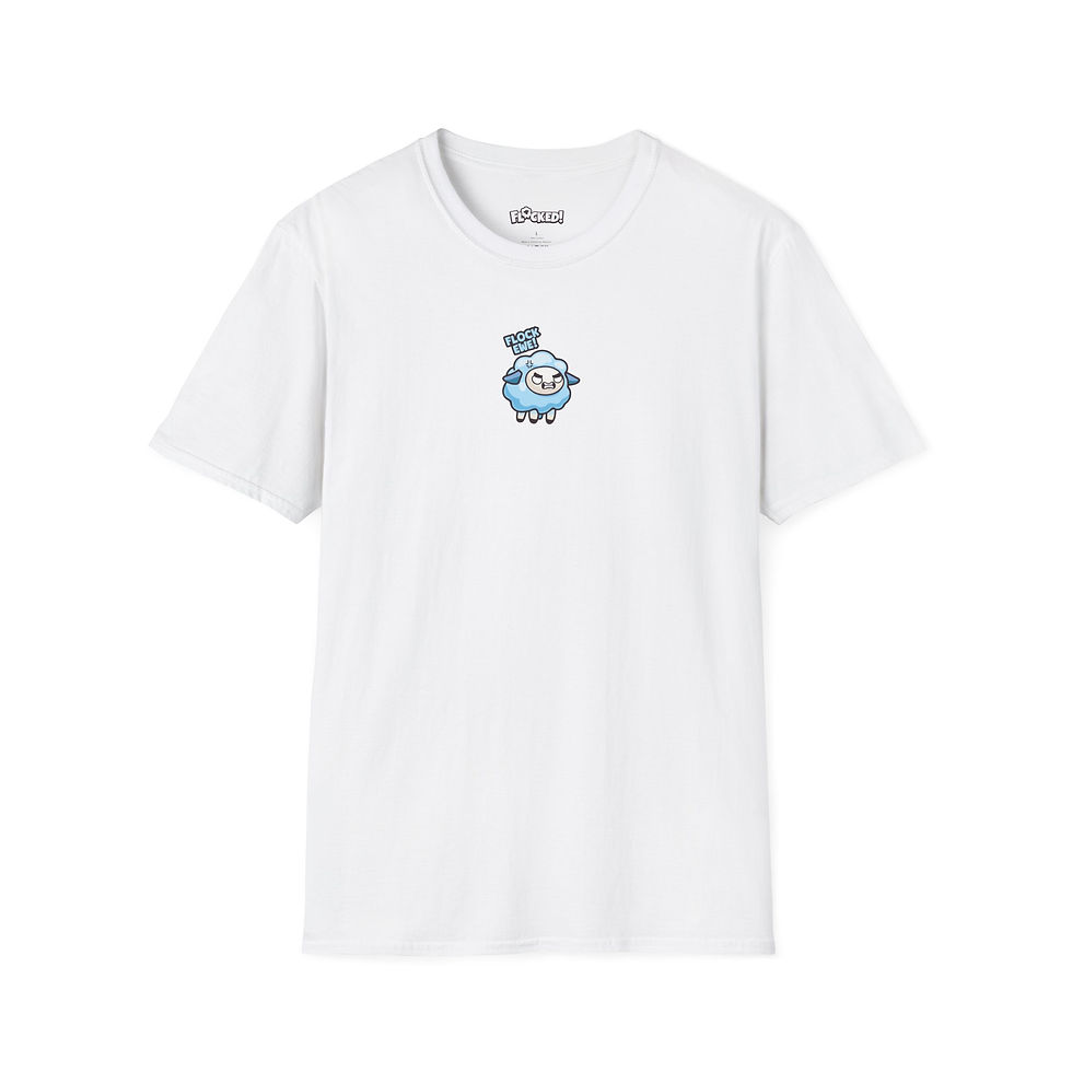 Unisex T-Shirt - Flock Ewe! (Blue)
