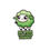 Thumbnail: Vinyl Sticker - Not Here to Flock Spiders (Green)