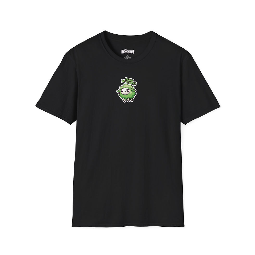 Thumbnail: Unisex T-Shirt - Down to Flock (Green)