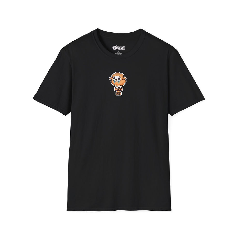Thumbnail: Unisex T-Shirt - Flock My Life (Orange)