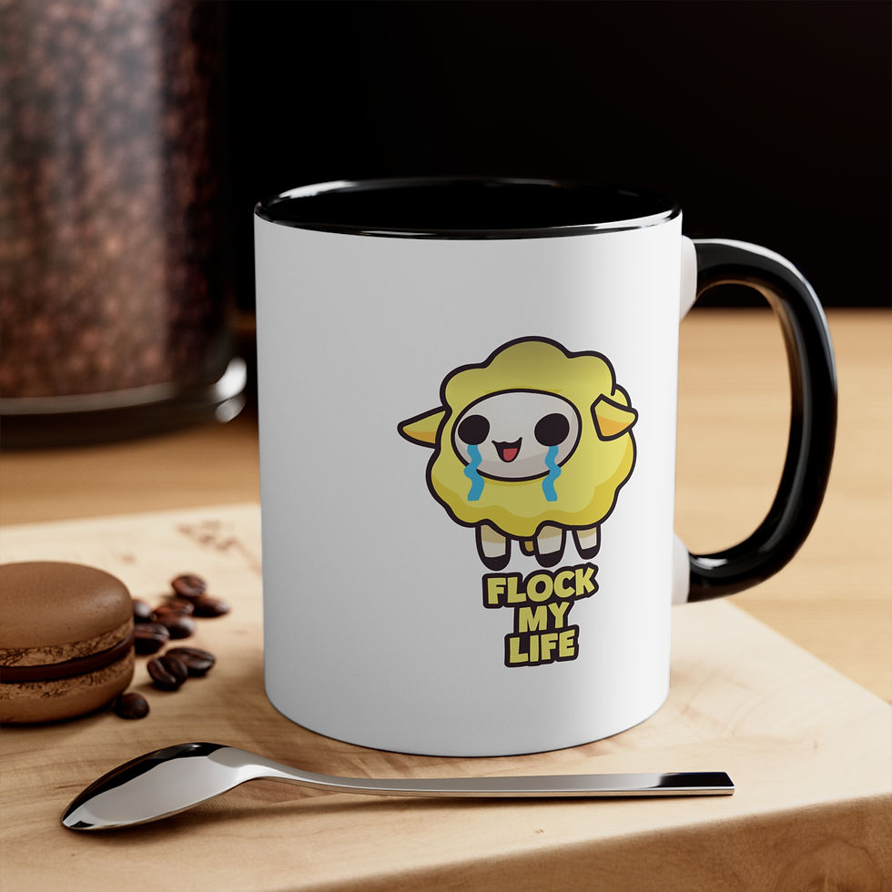 Thumbnail: Ceramic Mug - Flock My Life (Yellow)