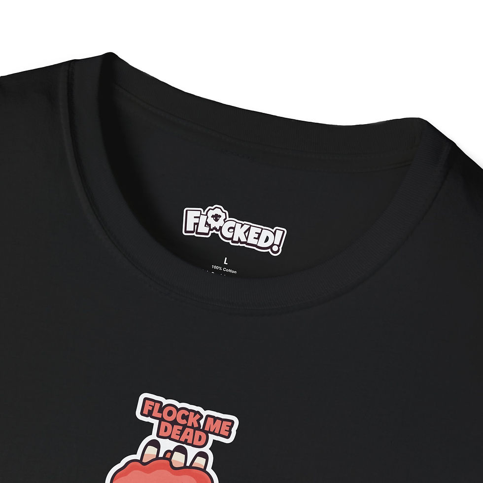 Thumbnail: Unisex T-Shirt - Flock Me Dead (Red)