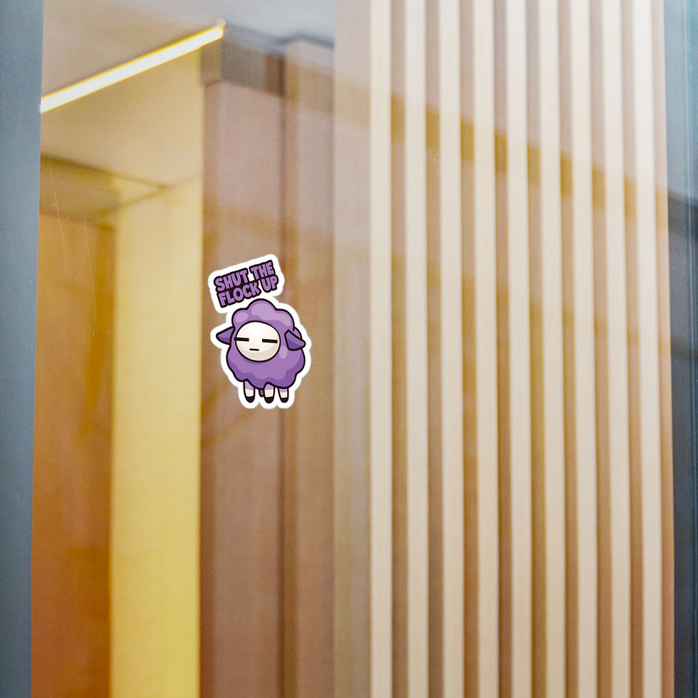 Thumbnail: Vinyl Sticker - Shut the Flock Up (Purple)