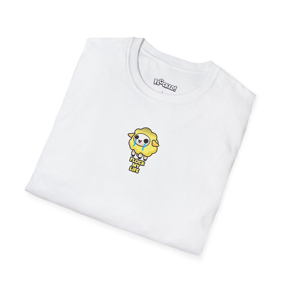 Thumbnail: Unisex T-Shirt - Flock My Life (Yellow)