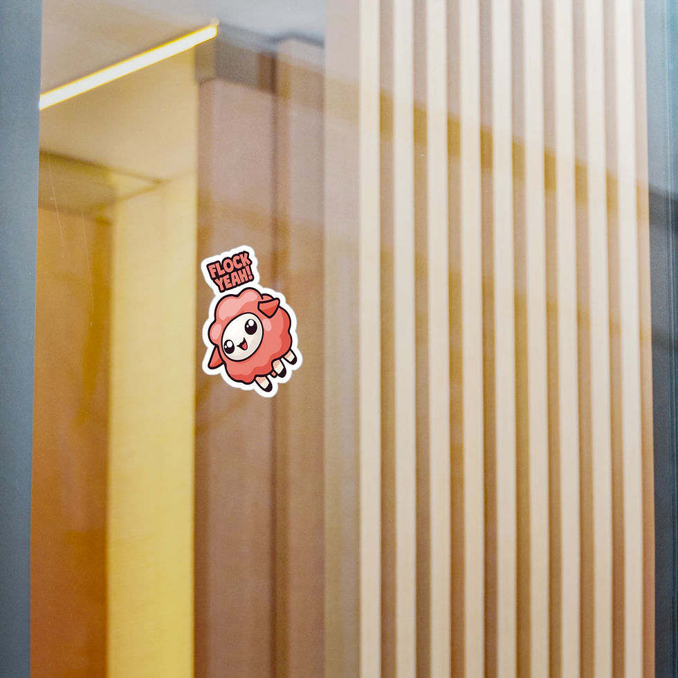 Thumbnail: Vinyl Sticker - Flock Yeah! (Red)