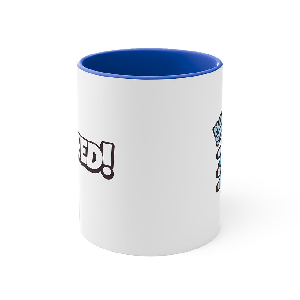 Thumbnail: Ceramic Mug - Flock Me Sideways (Blue)