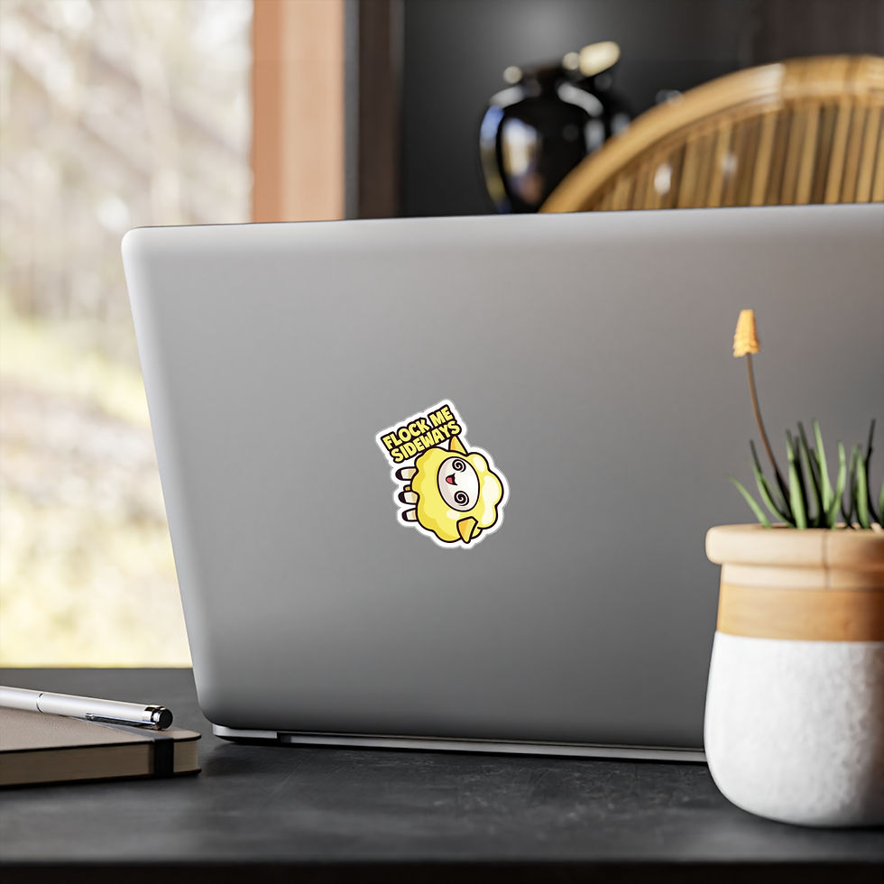 Thumbnail: Vinyl Sticker - Flock Me Sideways (Yellow)