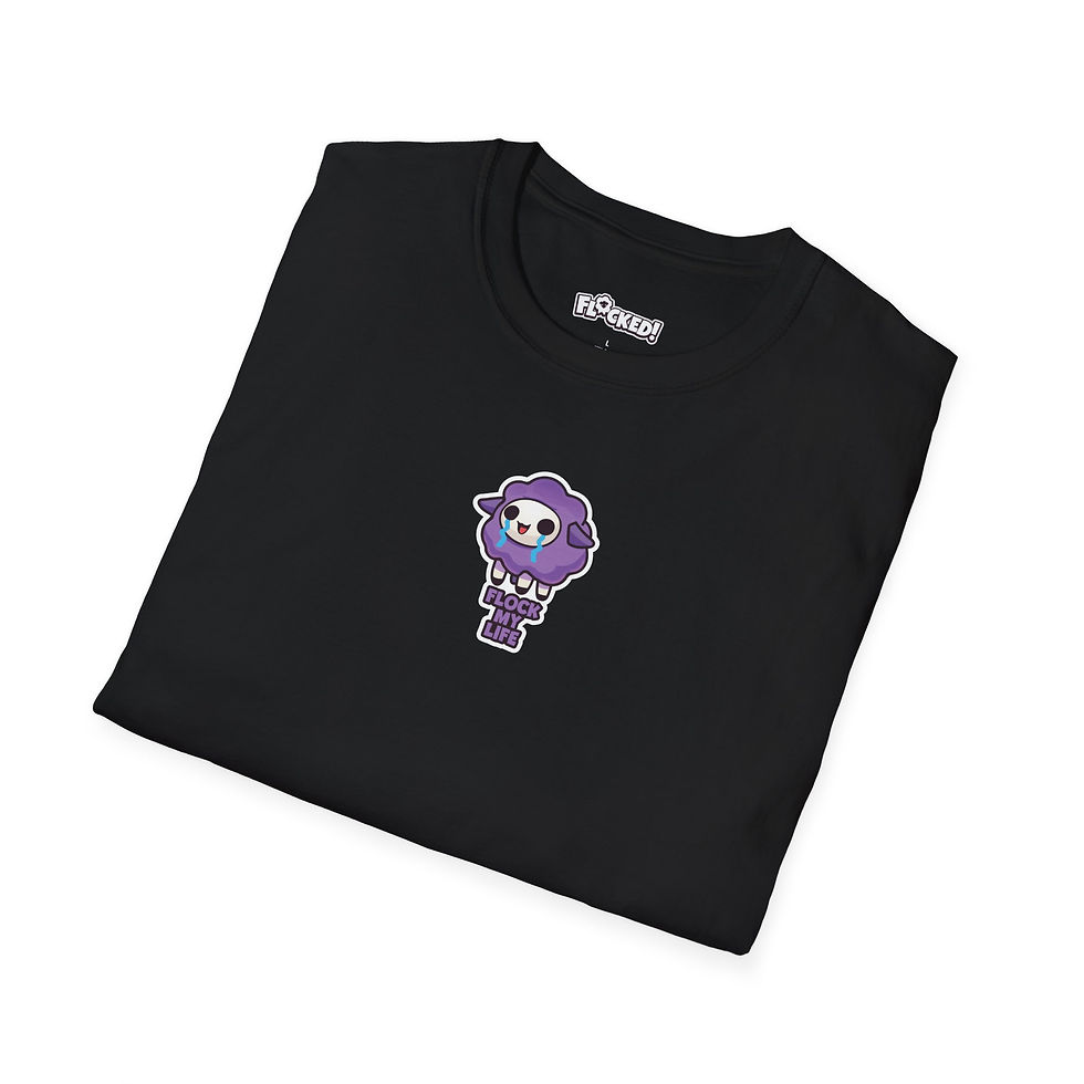 Thumbnail: Unisex T-Shirt - Flock My Life (Purple)