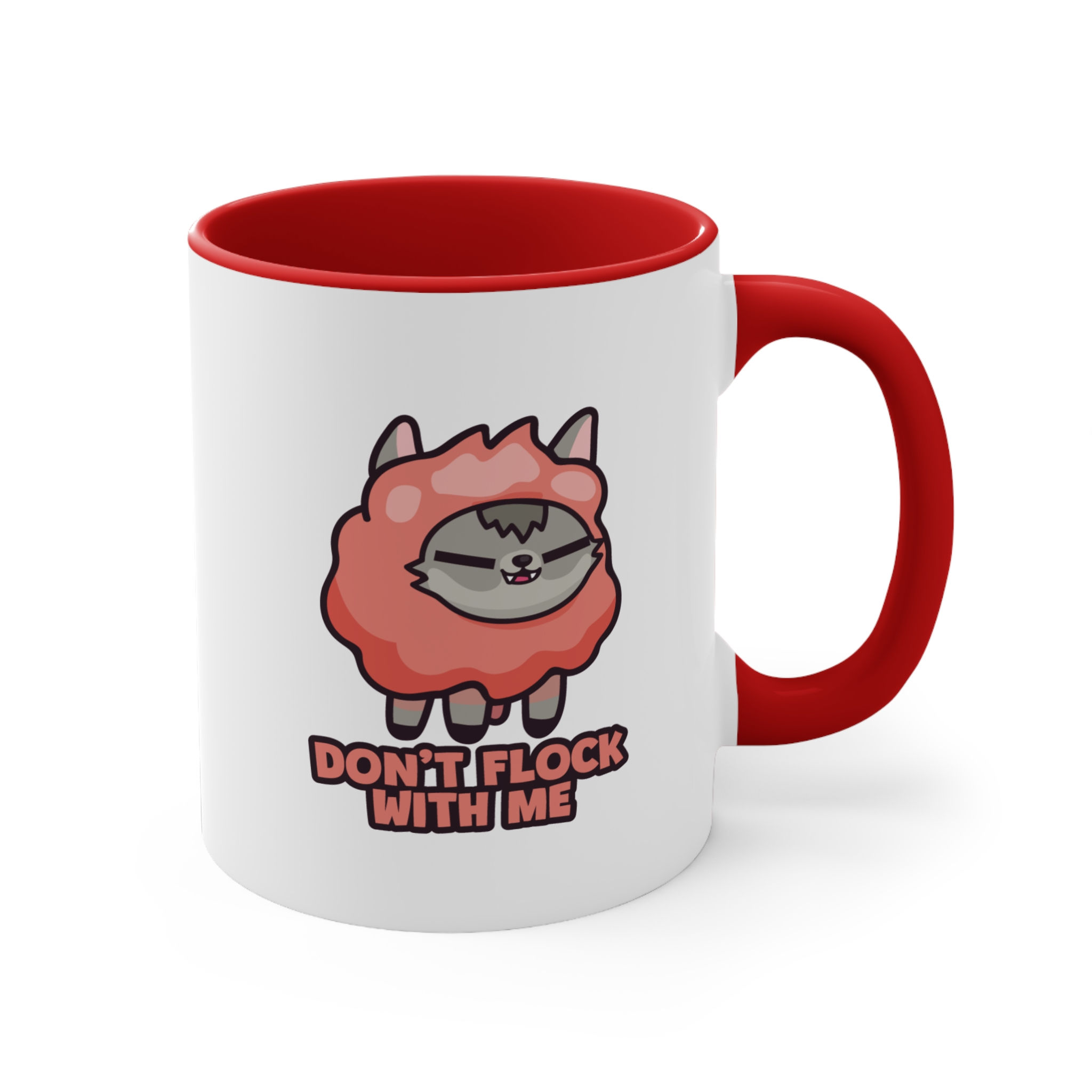 Ceramic Mug - Don't Flock With Me (Red)
