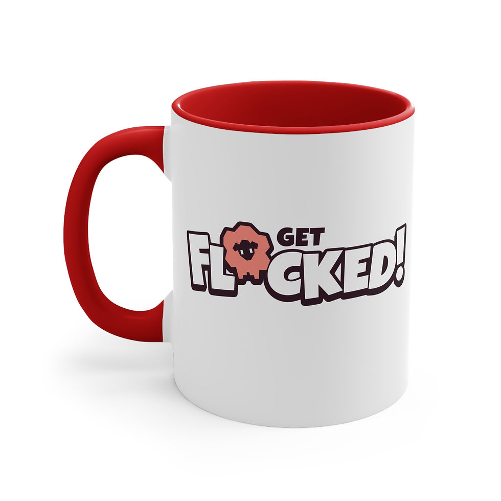 Thumbnail: Ceramic Mug - Flock Ewe! (Red)