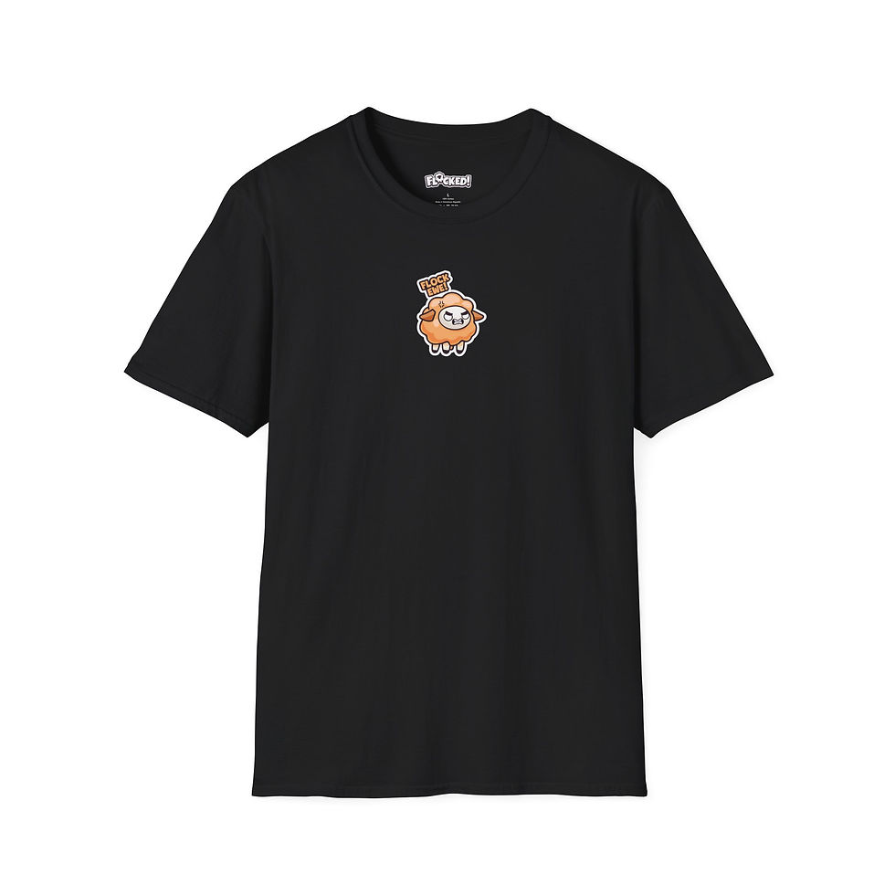 Thumbnail: Unisex T-Shirt - Flock Ewe! (Orange)