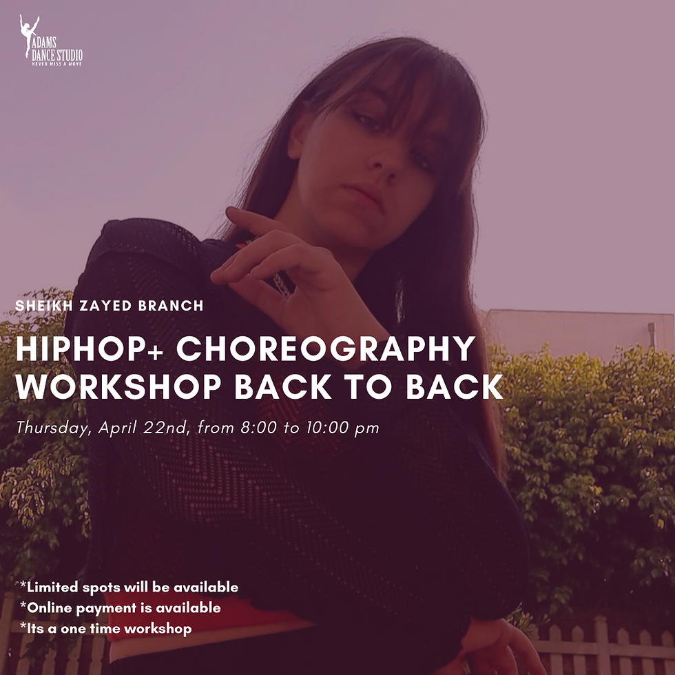Hiphop + Choreography workshop back to back @sheikh zayed