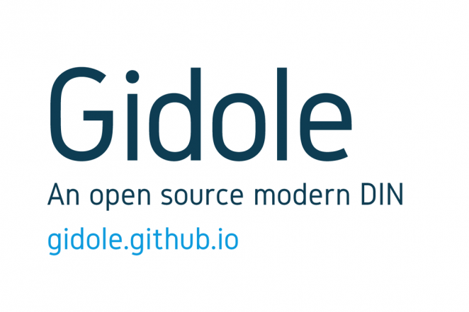 Gidole font