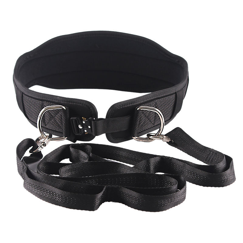 Thumbnail: Black Dip Belt for Pull Up and Squat,Waist Support,Neoprene Lumbar Brace,Weightl