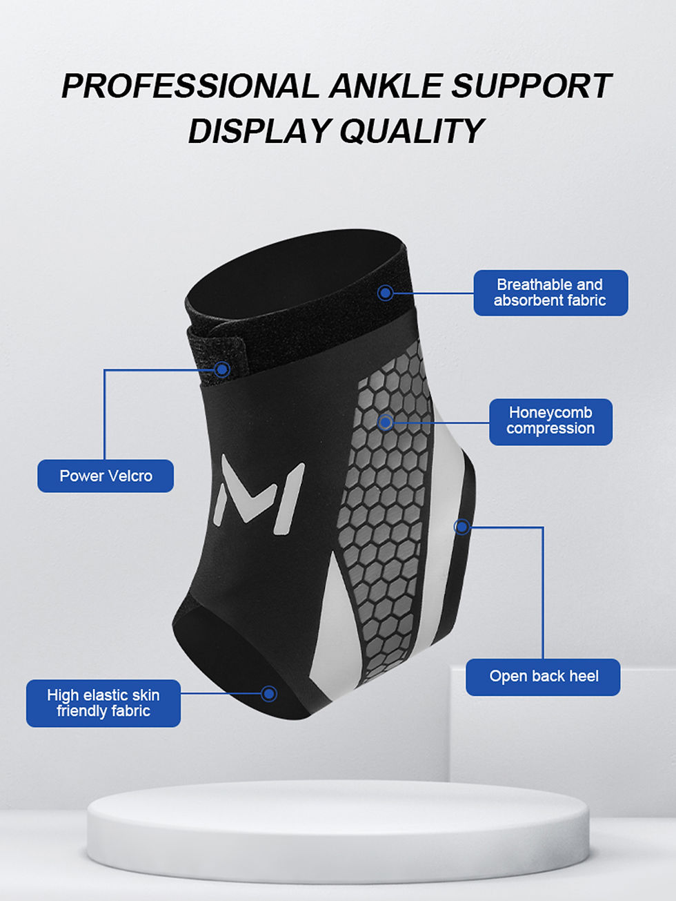 Thumbnail: AnkleForce Pro™ | Adjustable Compression Ankle Support for Sport & Recovery  o