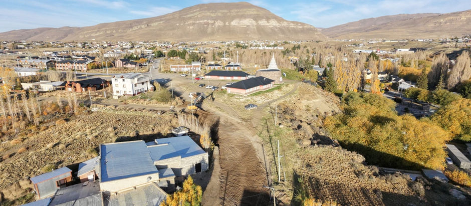 Pejkovic S.A. avanza en una obra clave para mejorar la conectividad y el desarrollo urbano de El Calafate