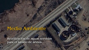 Medio Ambiente - Re-utilización de aguas servidas para el lavado de áridos.