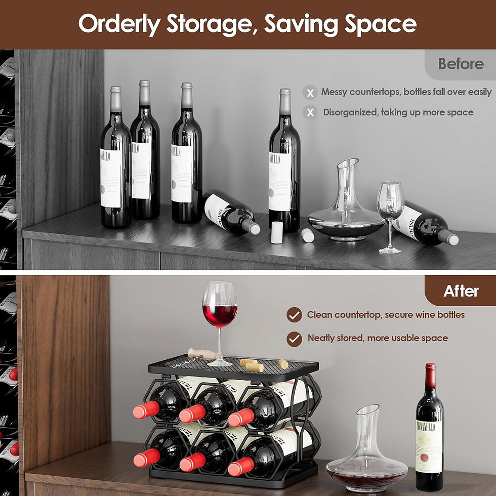 Thumbnail: metal wine rack