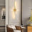 Thumbnail: Gold LED Wall Light  Indoor Sconce Modern Wave Bar Lighting Fixture Warm White