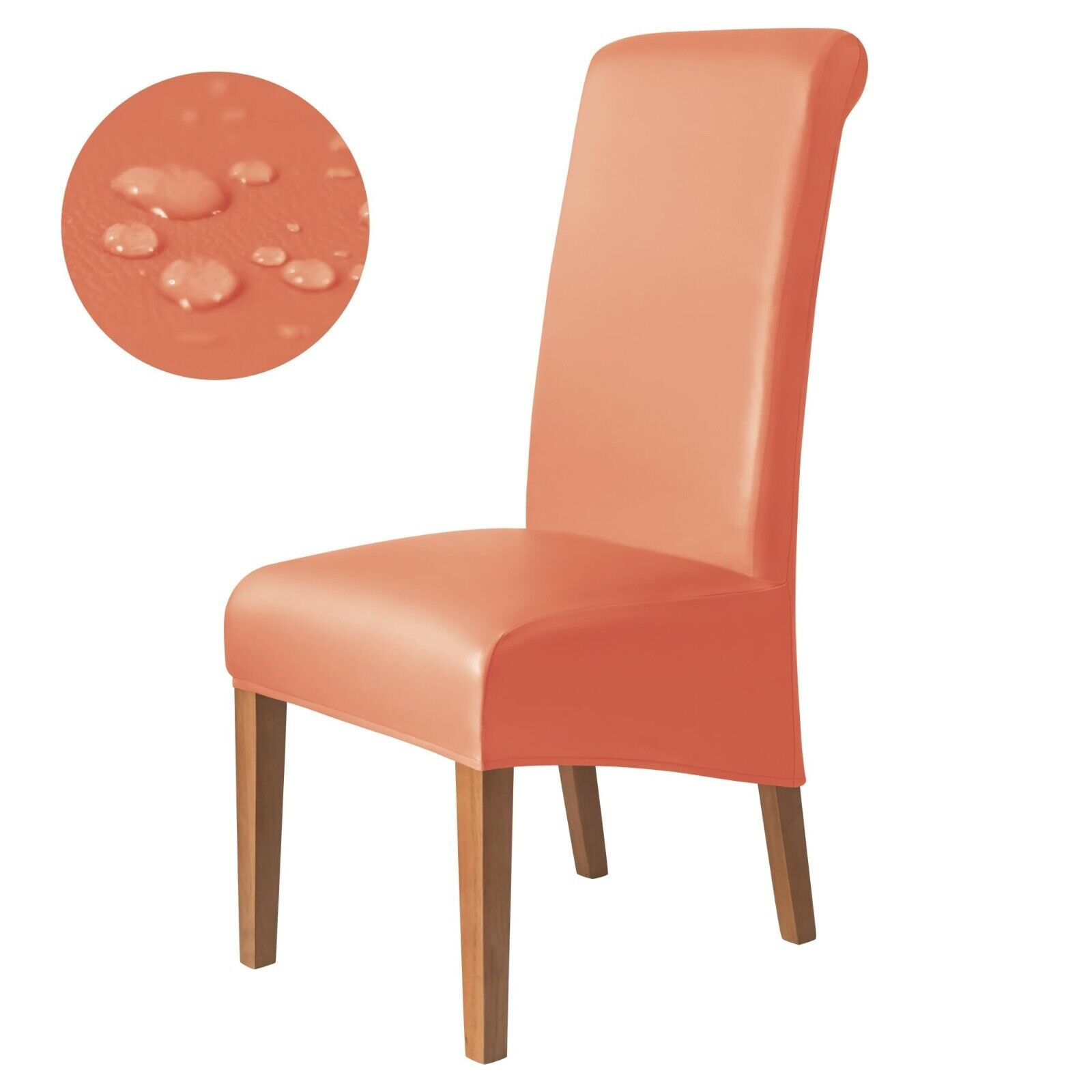 orange chair covers