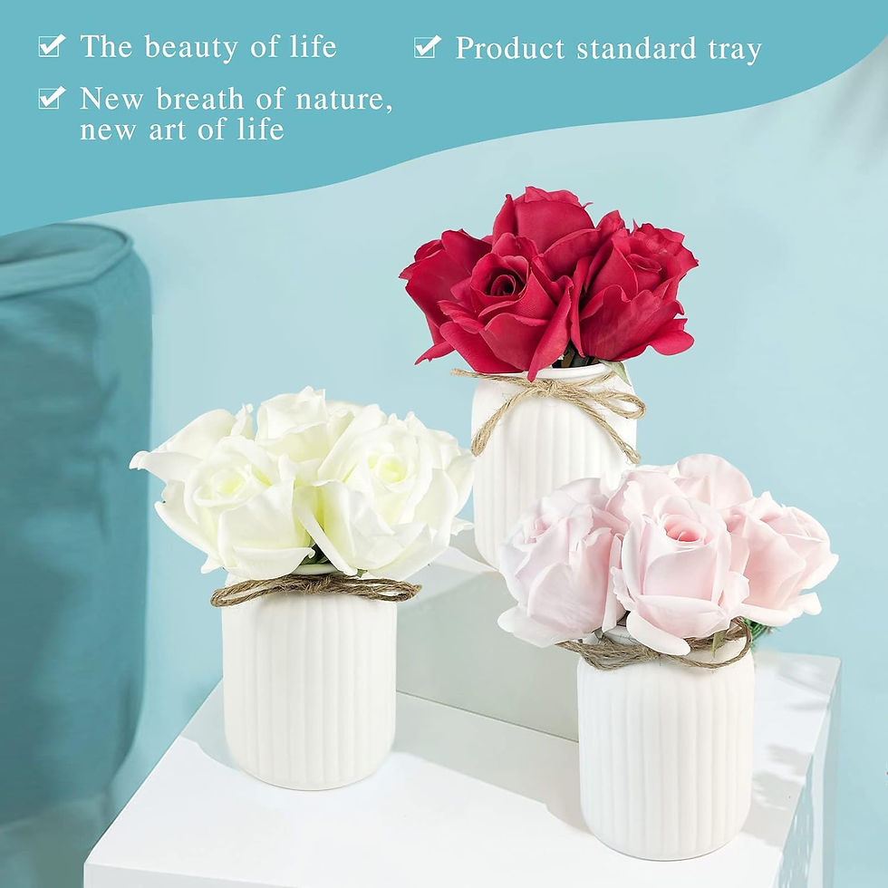 Thumbnail: Artificial Flowers in Vase