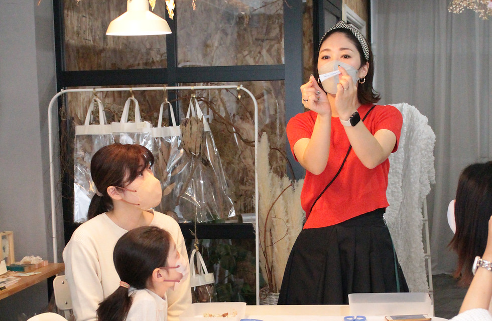 企業でのお花のレッスンやセミナー依頼