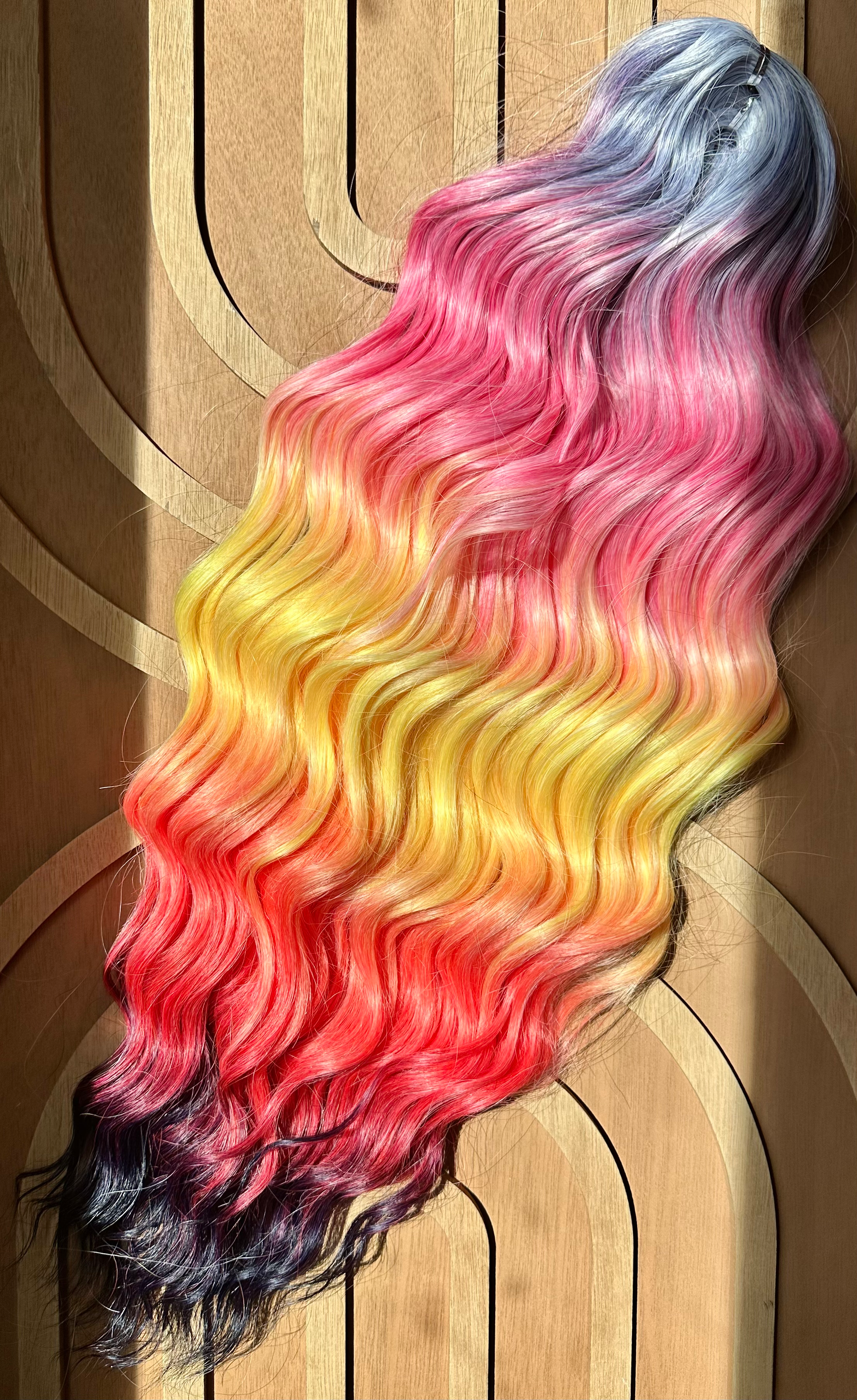 Anna Curl, Purple Dipped Ombre