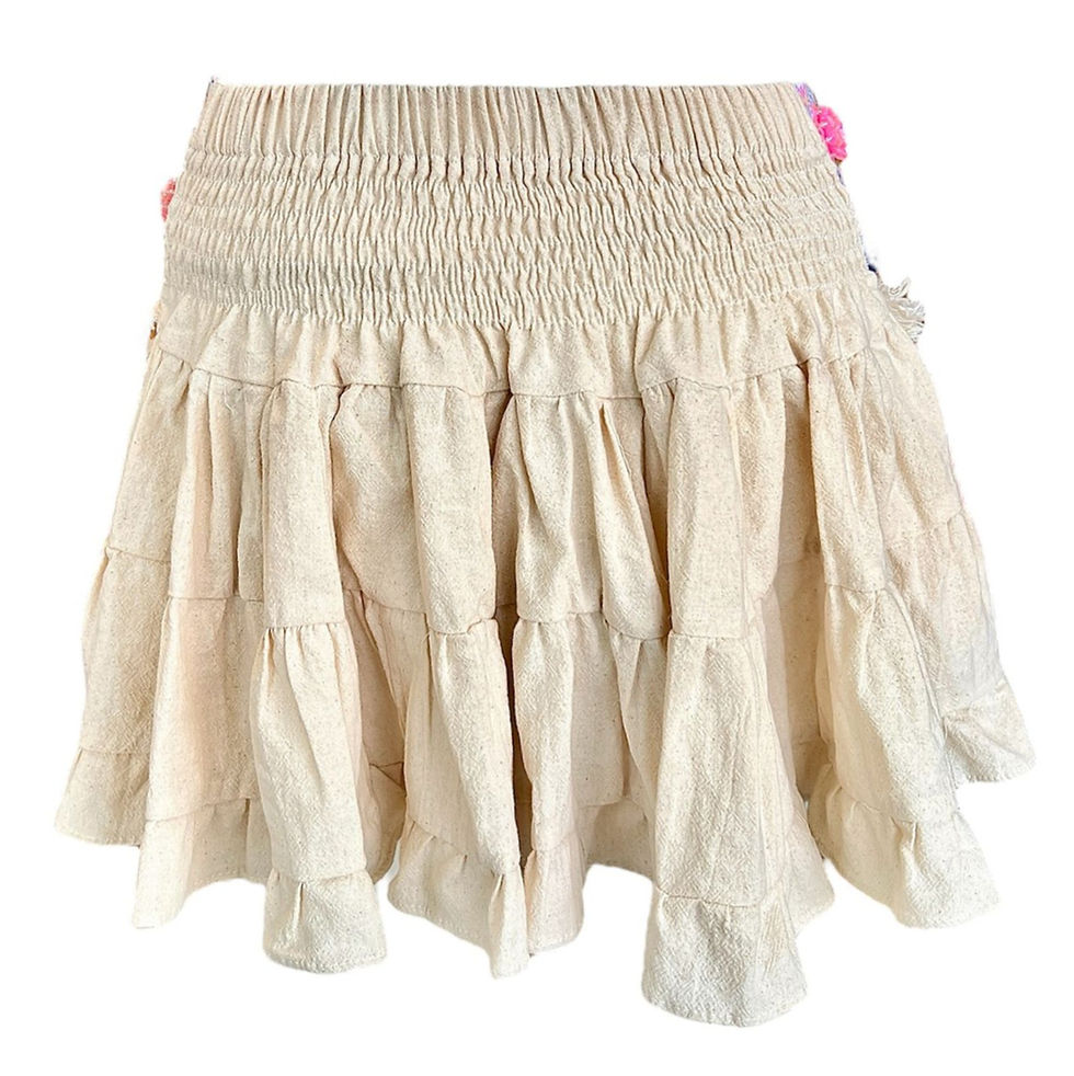 Miniature : Petal Glimmer short skirt -Ocean sunset