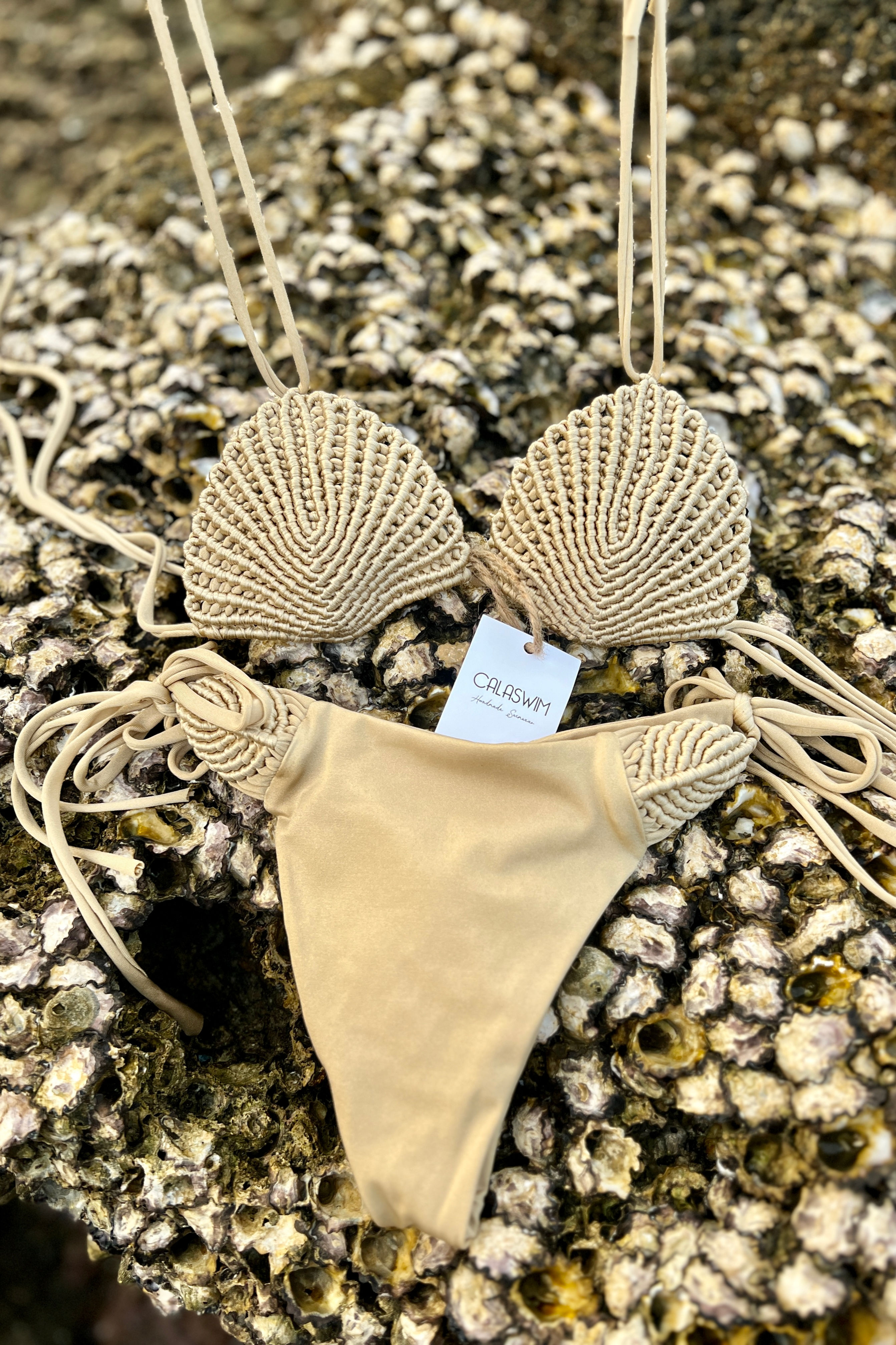 macrame bikini top