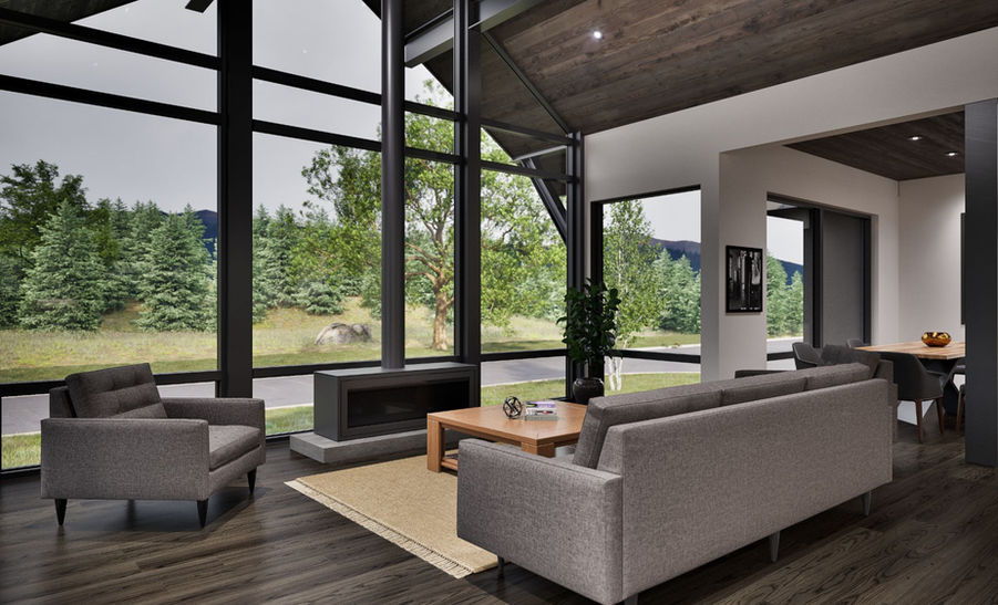 Estate Design 13 Living Room Window View