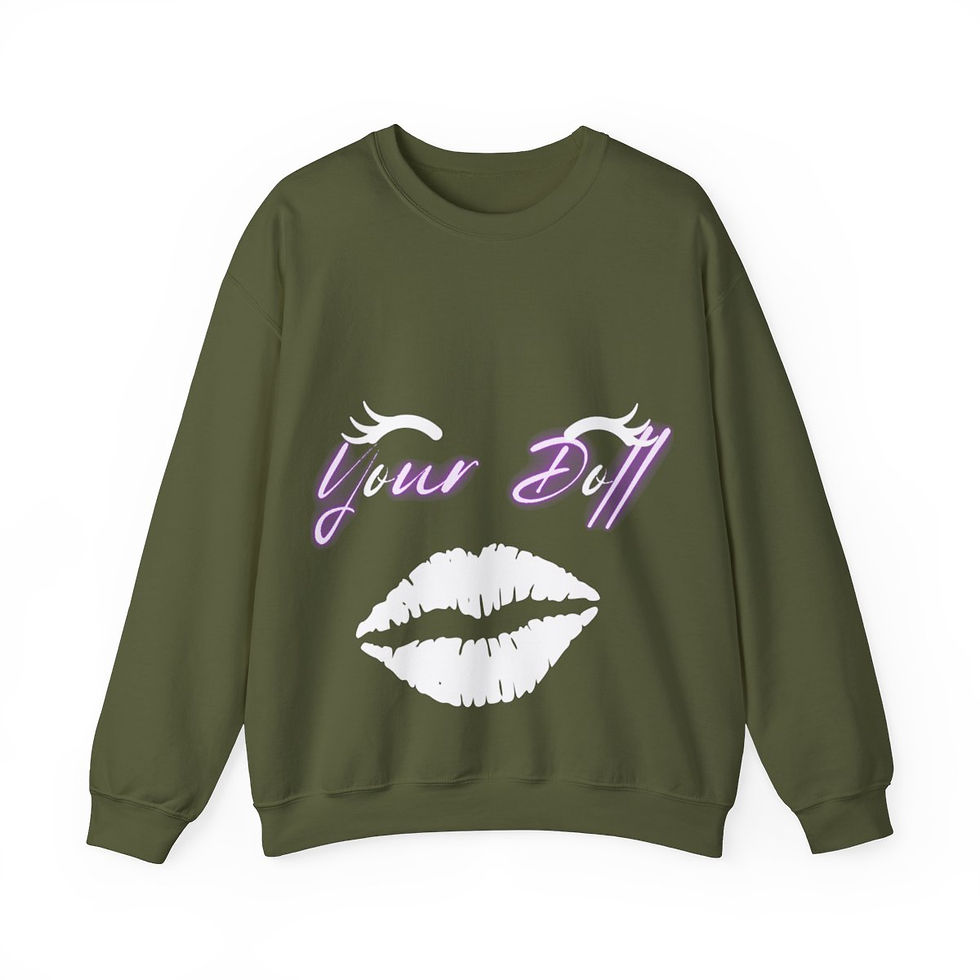 Thumbnail: Your Doll Unisex Heavy Blend™ Crewneck Sweatshirt